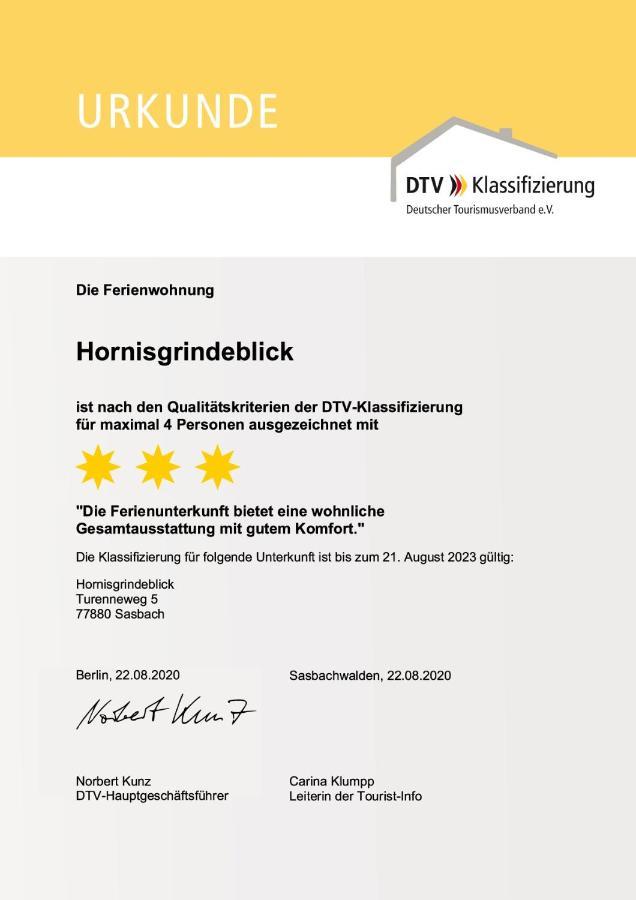 Ferienwohnung Hornisgrindeblick Obersasbach エクステリア 写真